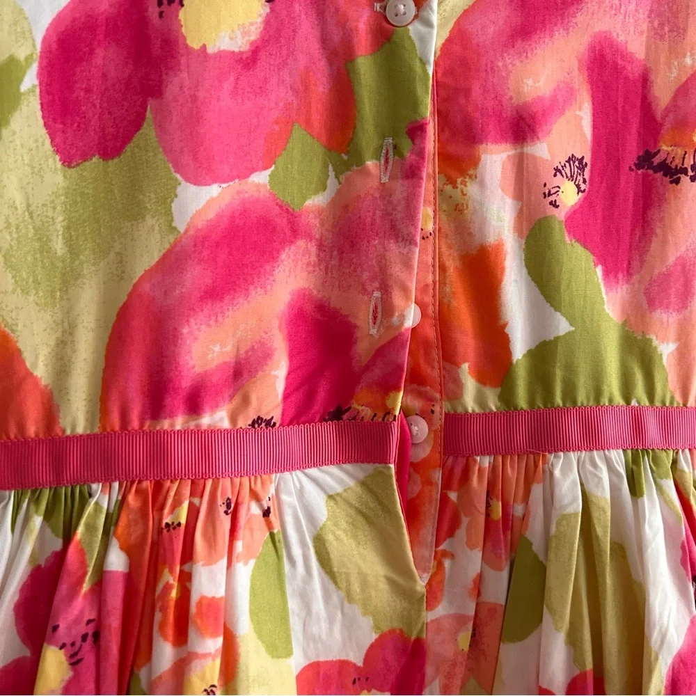 Gymboree Floral Dress in Pink and Orange 🧡host pick🧡